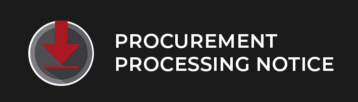 Procurement Processing Notice